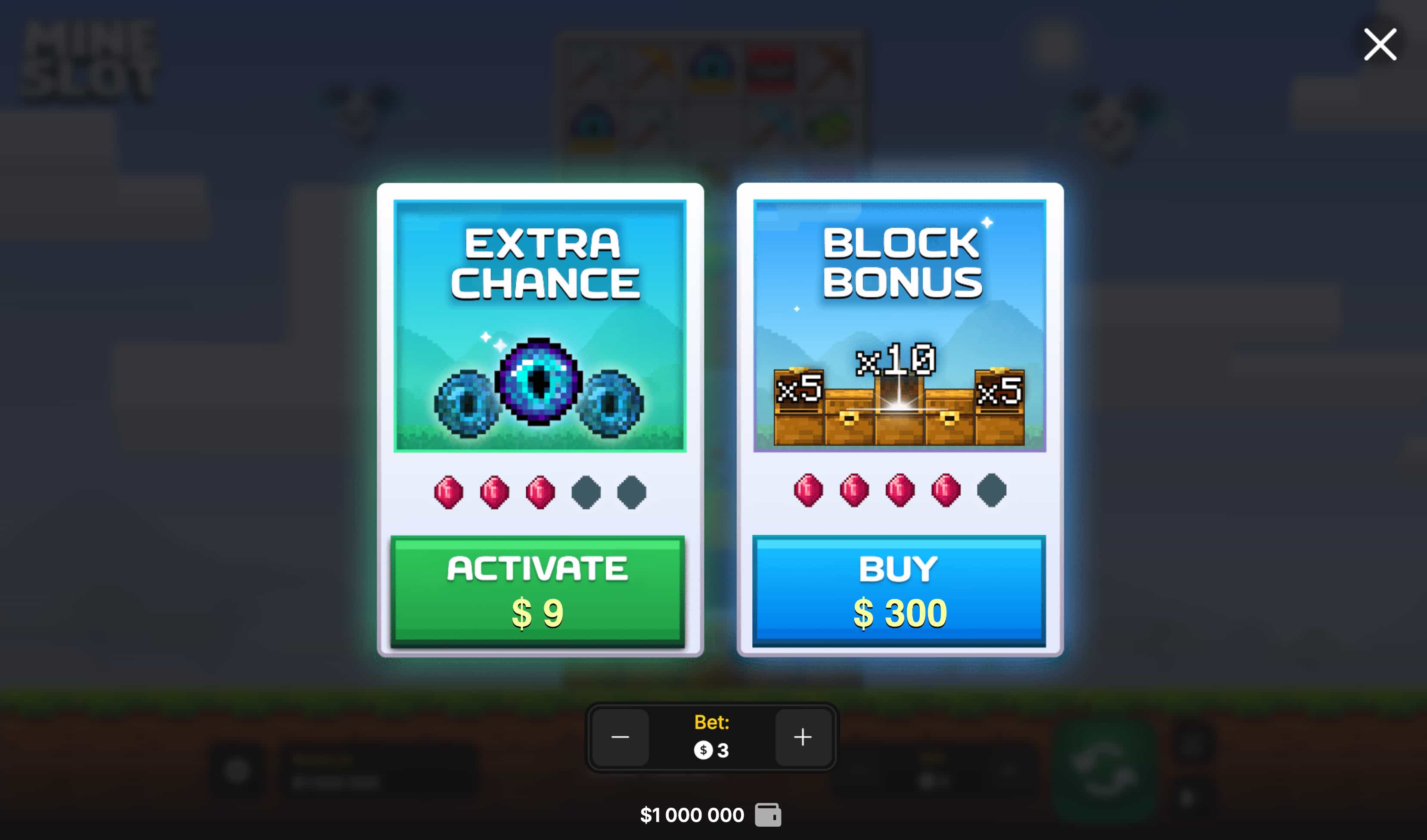 games like mine slot